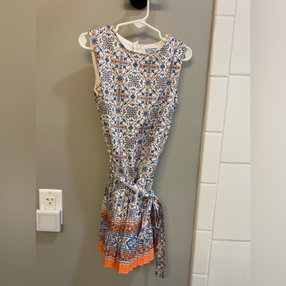 Mayoral Sleeveless Patterned Romper / Size 7 (122 cm) / EUC